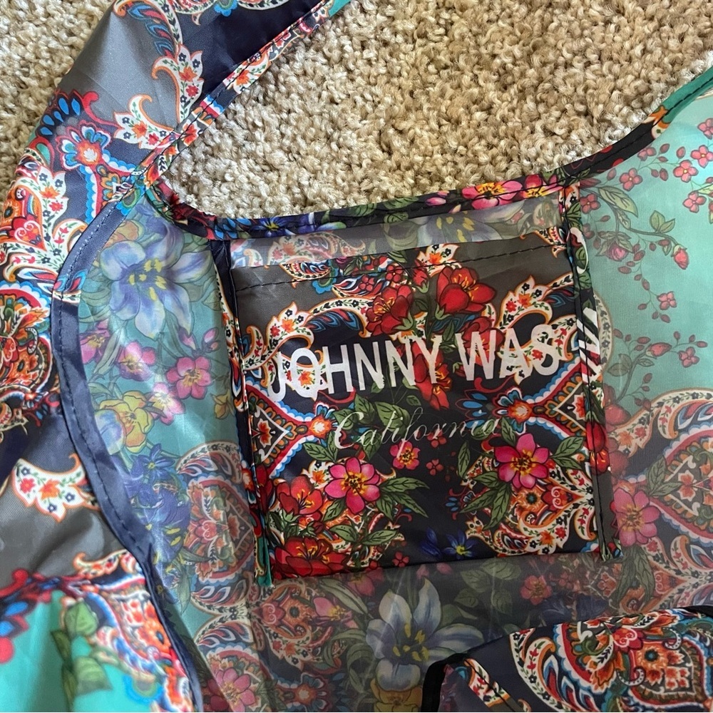 Johnny Was Reusable California Tote Bag 15”x18” - Picture 9 of 14